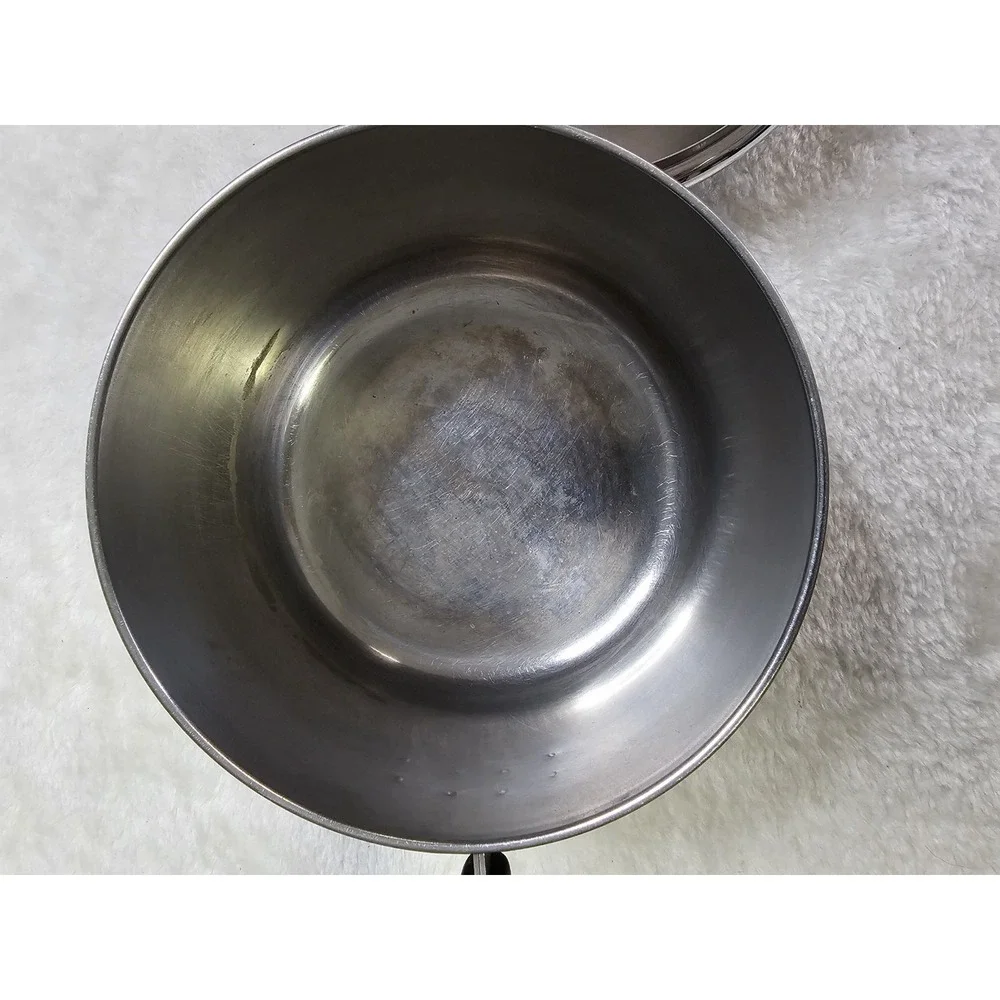 Vintage Revere‎ Ware 3 Qt Pot Lid Stainless Steel Copper Bottom Process Pat USA